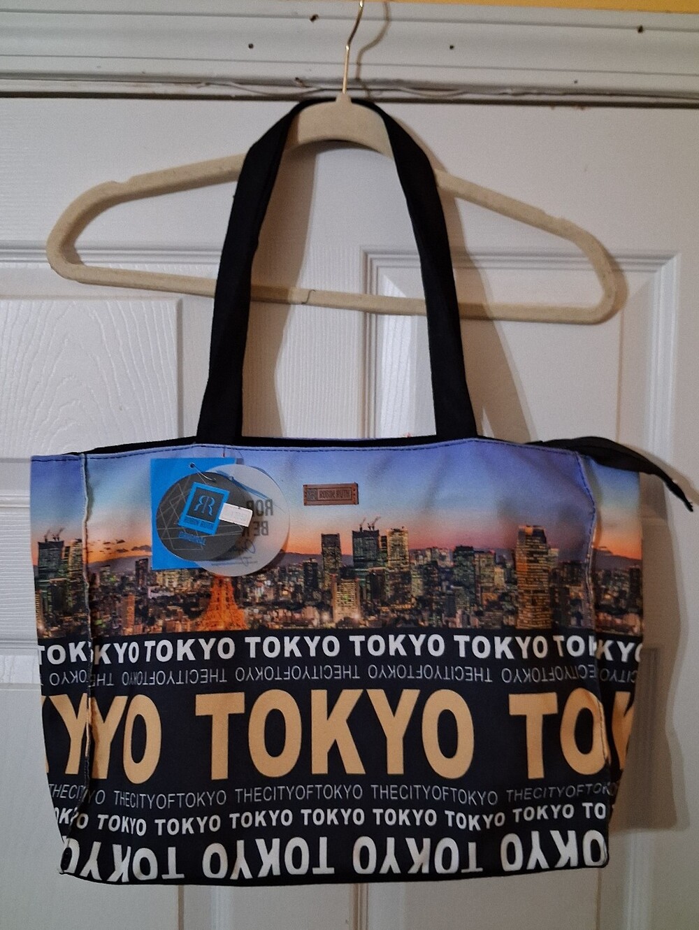 Robin Ruth Tokyo Skyline Tote Bag
